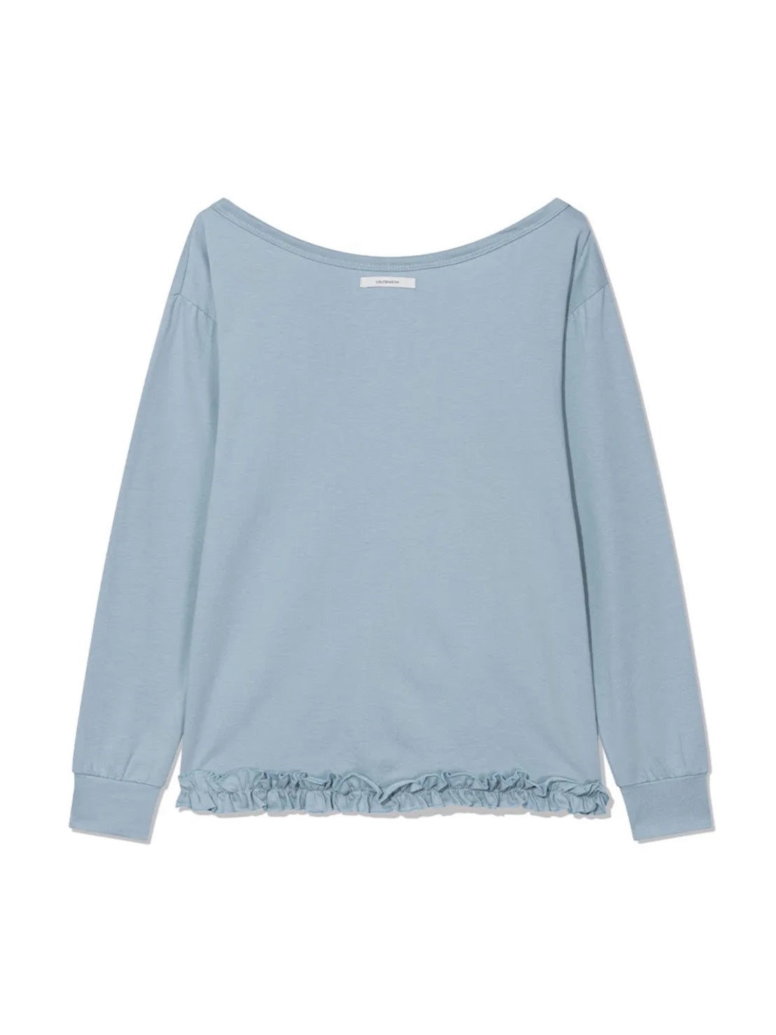 【Uglyshadow】BUCKLE OFF-SHOULDER T-SHIRT