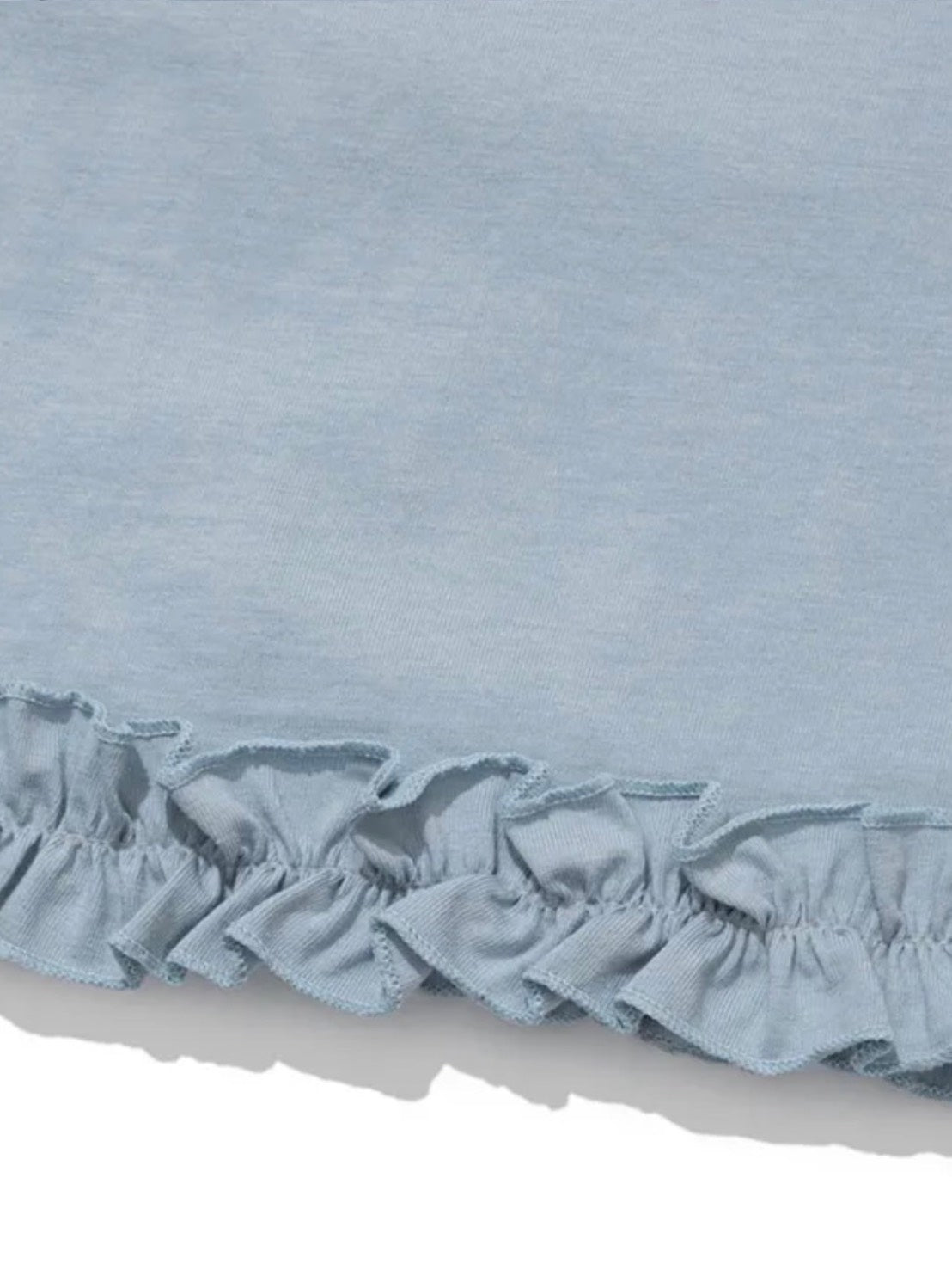 【Uglyshadow】BUCKLE OFF-SHOULDER T-SHIRT