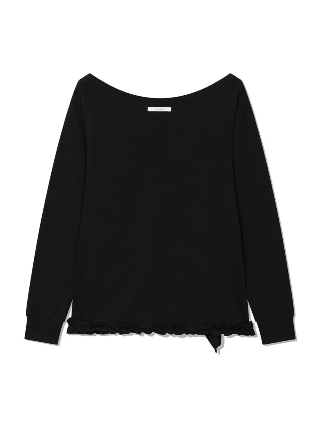【Uglyshadow】BUCKLE OFF-SHOULDER T-SHIRT