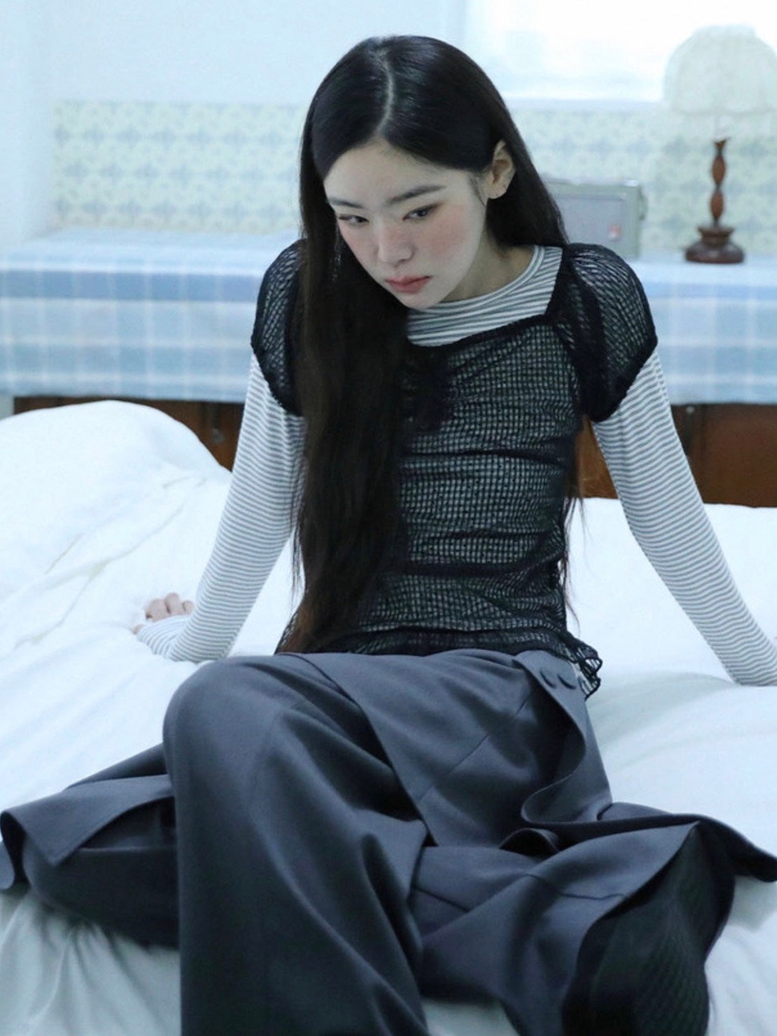 【Uglyshadow】FLARED SKIRT PANTS