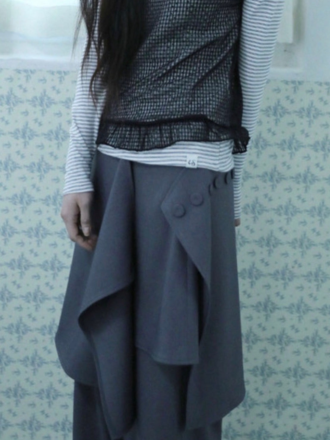 【Uglyshadow】FLARED SKIRT PANTS