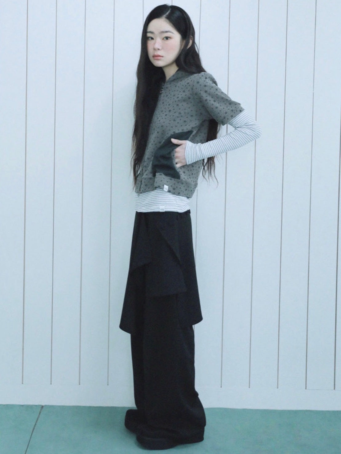 3/22 20:00発売【Uglyshadow】FLARED SKIRT PANTS