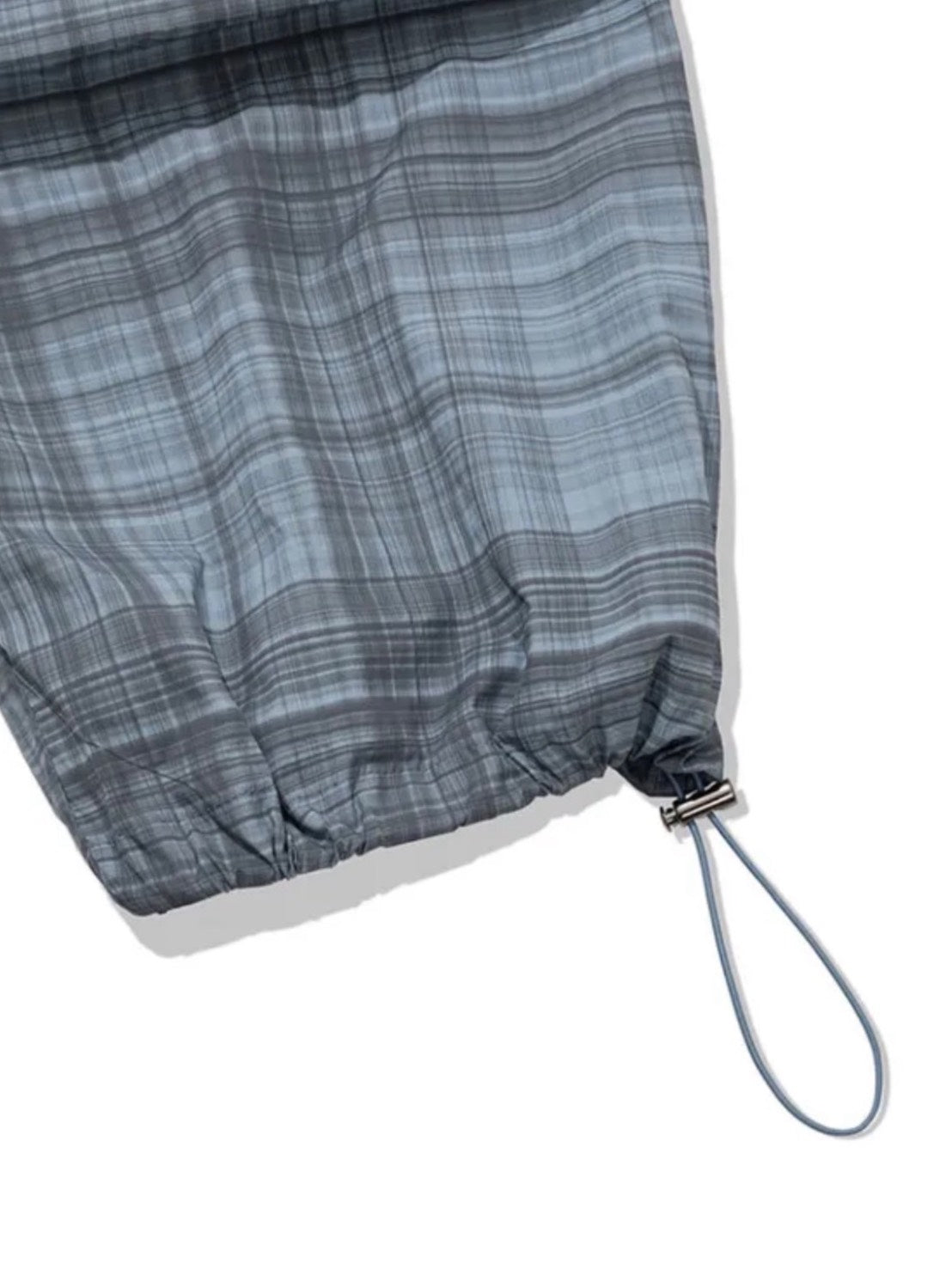 【Uglyshadow】RUFFLE CHECKERED SKIRT CARGO PANTS