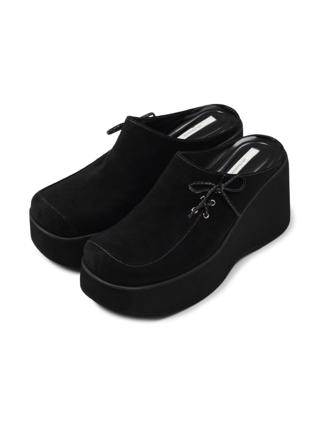 【Uglyshadow】SUEDE SQUARE SLIPPERS