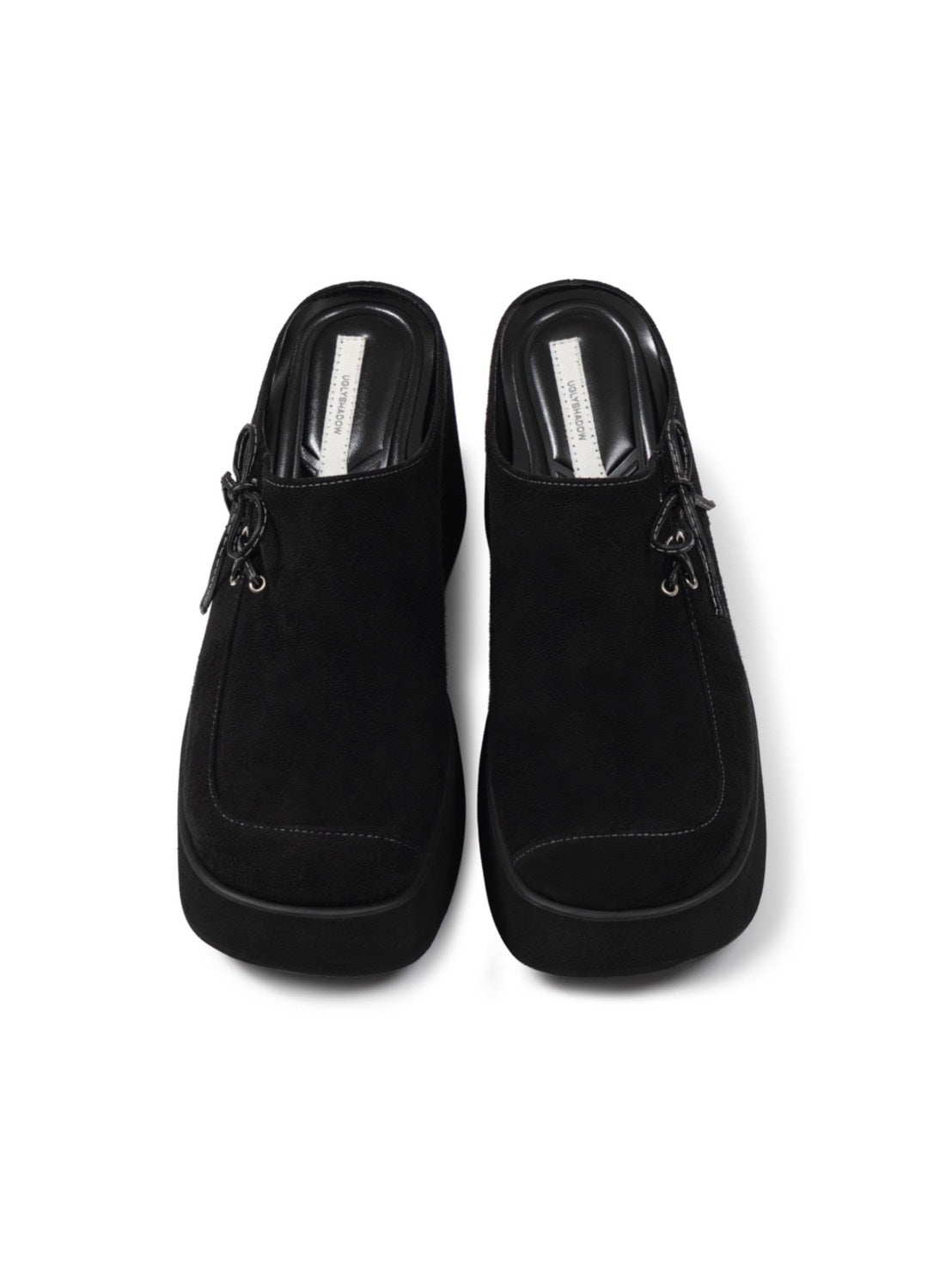 【Uglyshadow】SUEDE SQUARE SLIPPERS