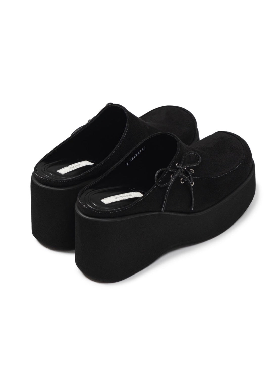 【Uglyshadow】SUEDE SQUARE SLIPPERS