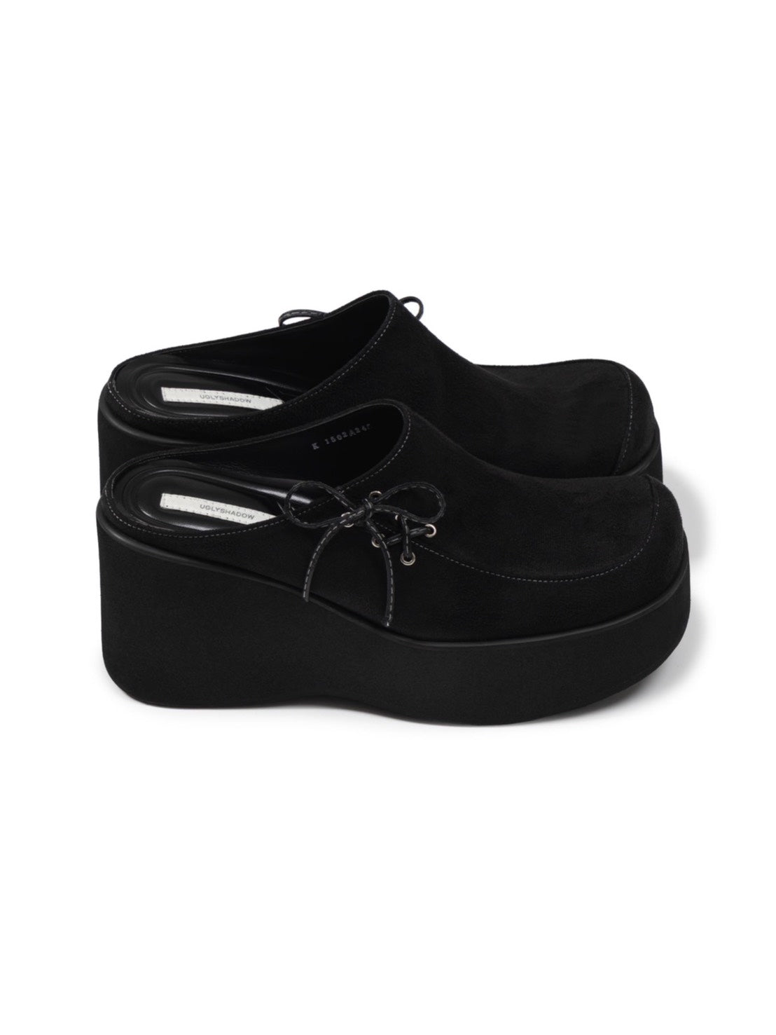【Uglyshadow】SUEDE SQUARE SLIPPERS
