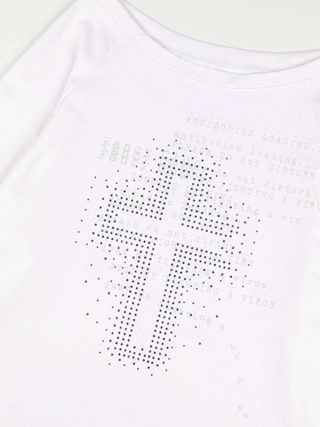 【FANCY CLUB】DIVINE CROSS OFF-SHOULDER TEE