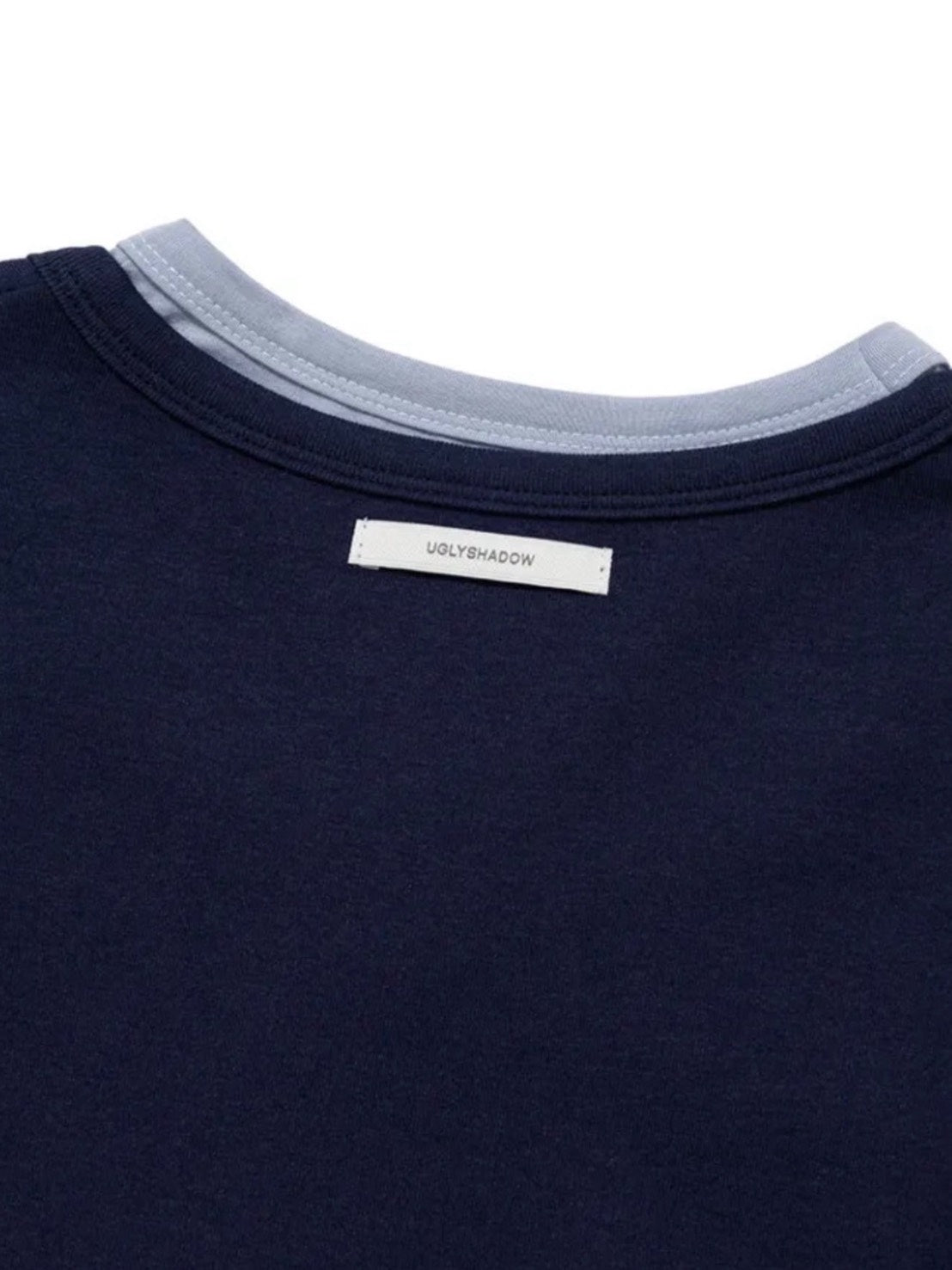【Uglyshadow】LAYERED FRILL CARDIGAN T-SHIRT