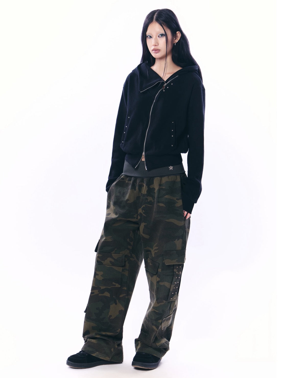 【SETUP‐EXE】CURVE HOOD ZIP-UP