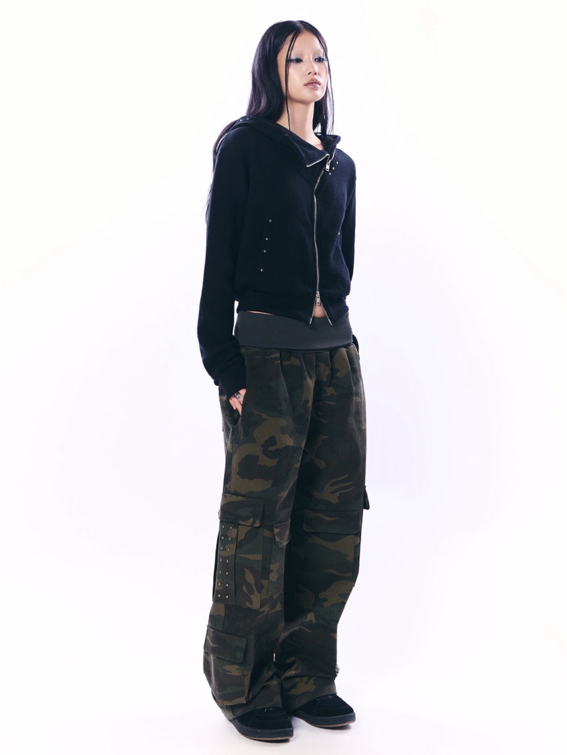 【SETUP‐EXE】CURVE HOOD ZIP-UP