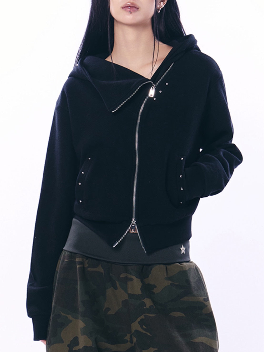 【SETUP‐EXE】CURVE HOOD ZIP-UP
