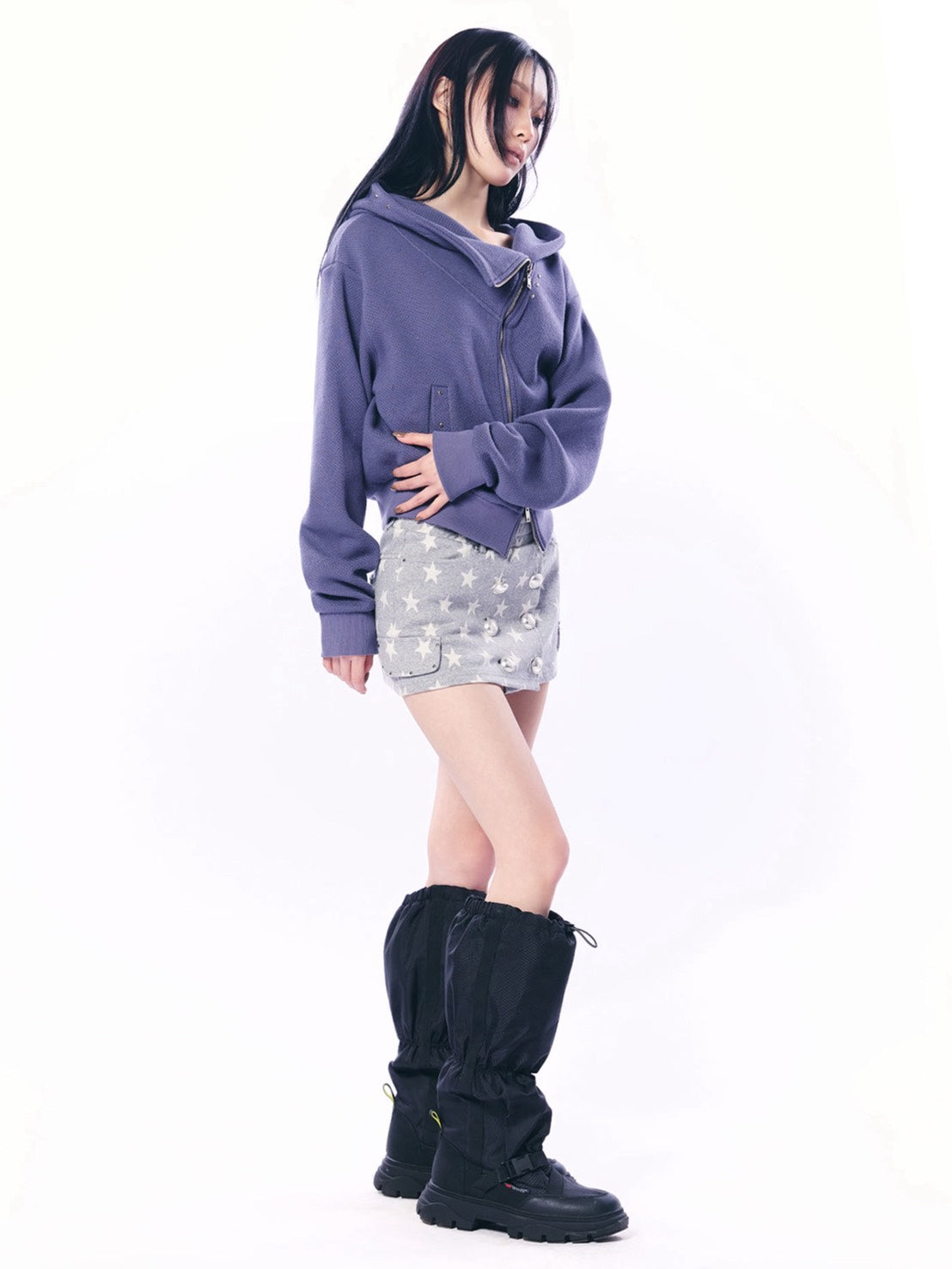 【SETUP‐EXE】CURVE HOOD ZIP-UP