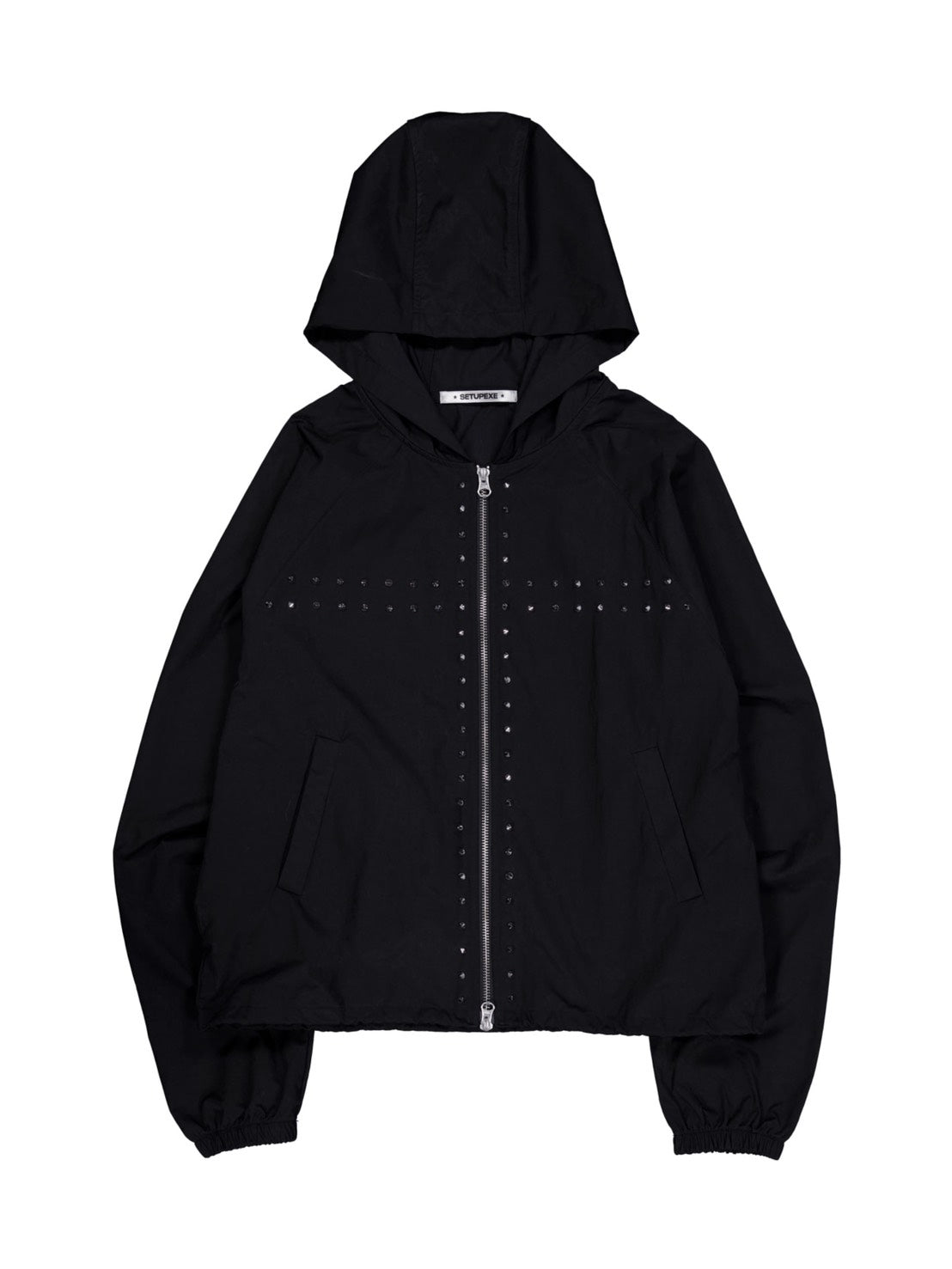 【SETUP‐EXE】STUDDED HOOD ZIP-UP