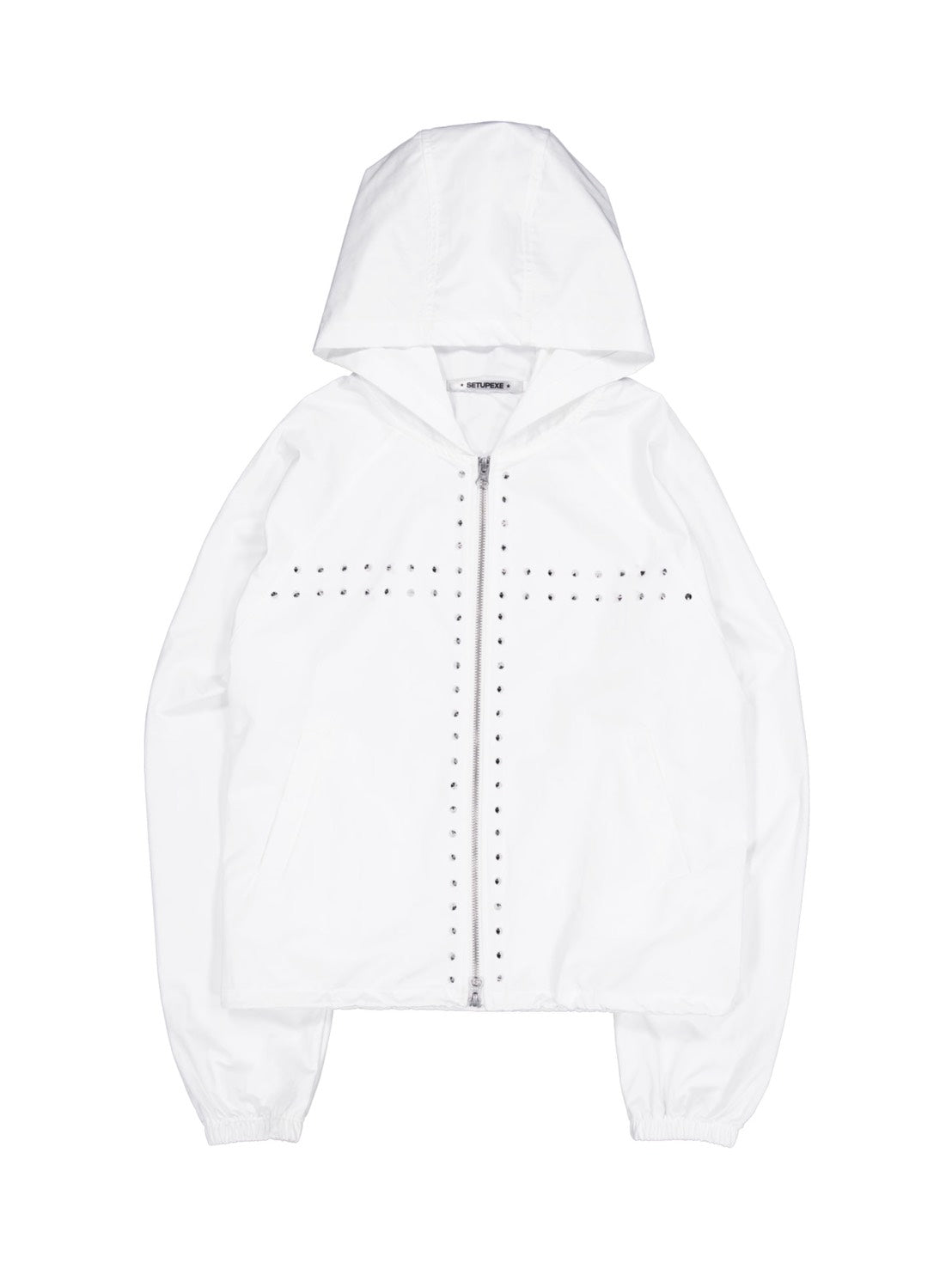 【SETUP‐EXE】STUDDED HOOD ZIP-UP
