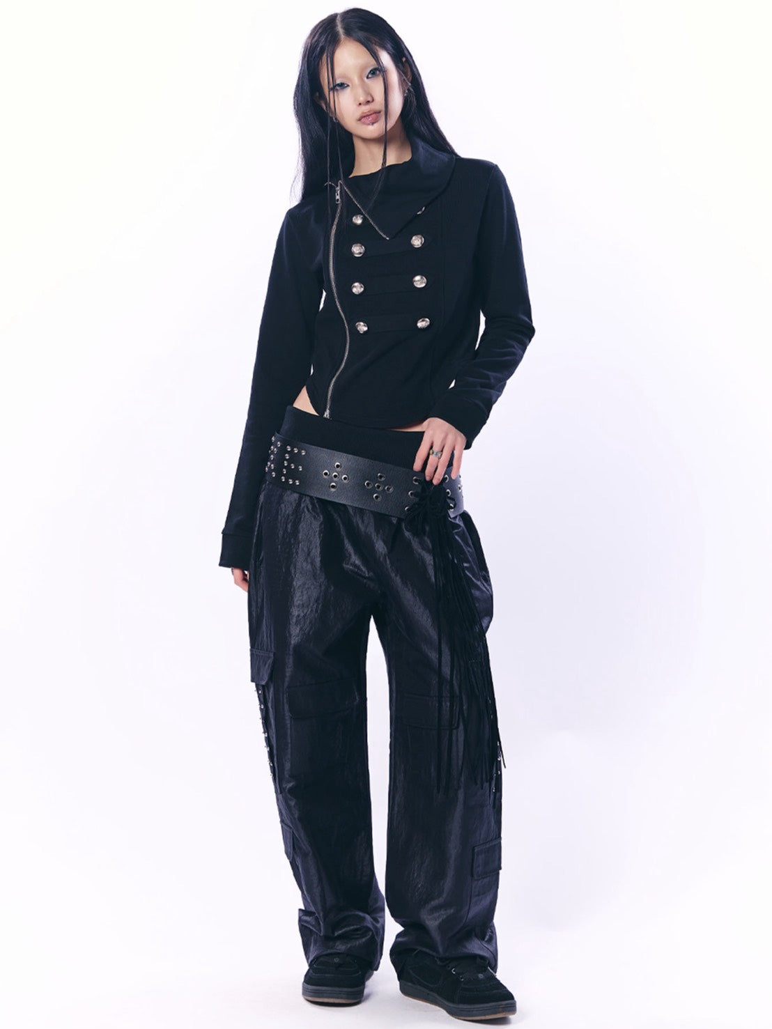 setup-exe セットアップエグゼ トラックジャケット 韓国 SETUP‐EXE】OVERSIZED TWO-WAY ZIPUP HOODIE – PRESSING WEB SHOP