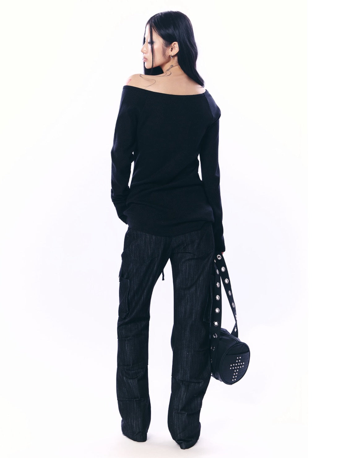 【SETUP‐EXE】ANGEL LONG KNIT TOP