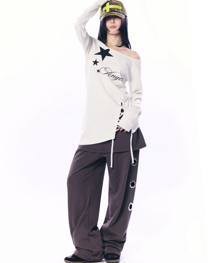 【SETUP‐EXE】ANGEL LONG KNIT TOP