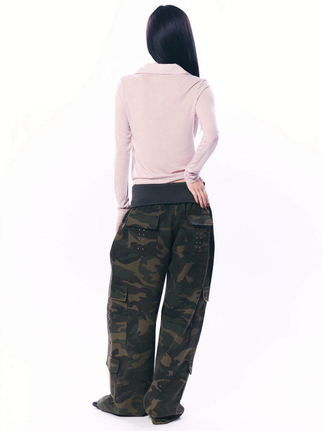 【SETUP‐EXE】SHEER LAYERED SHIRT
