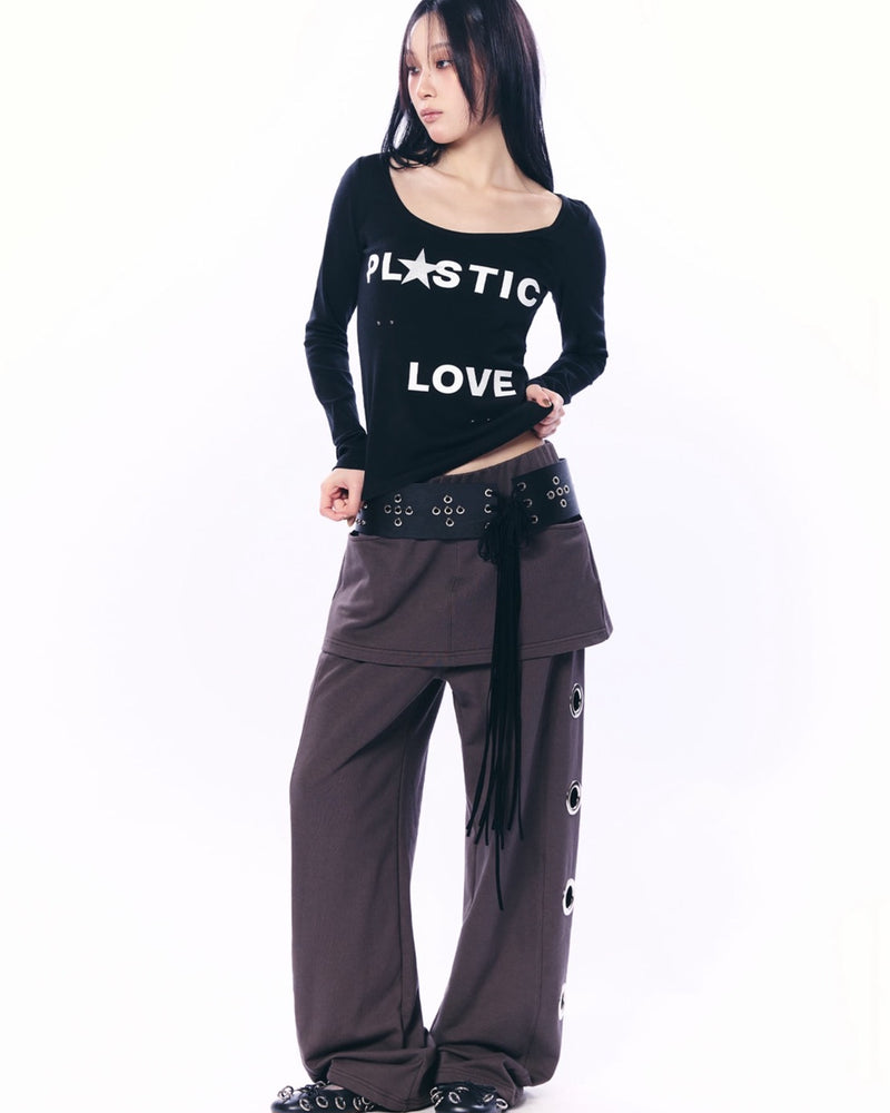 【SETUP‐EXE】LOVE U-NECK TOP