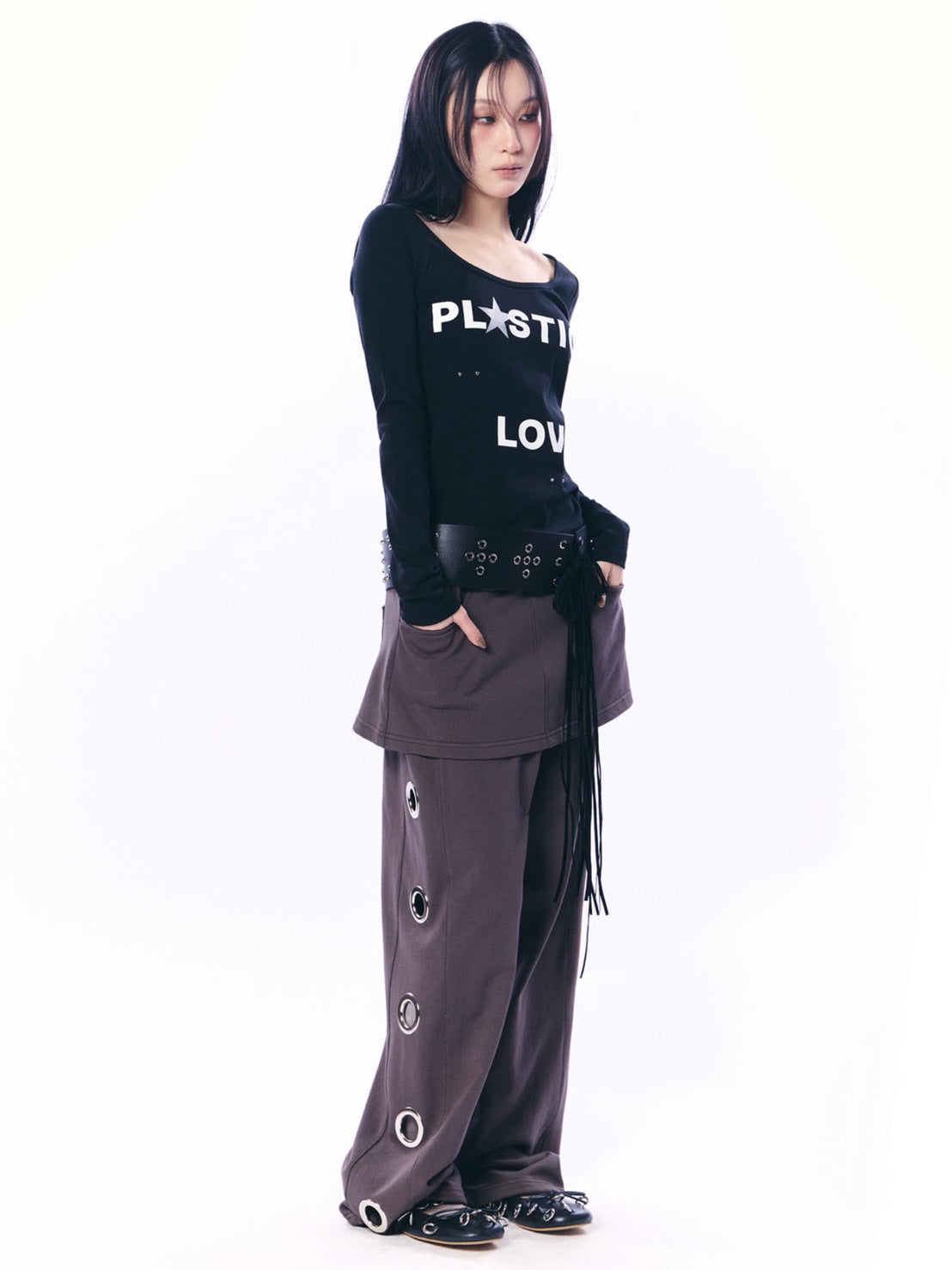 【SETUP‐EXE】LOVE U-NECK TOP