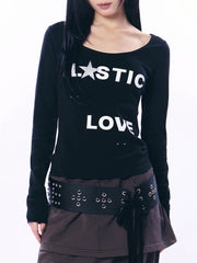 【SETUP‐EXE】LOVE U-NECK TOP