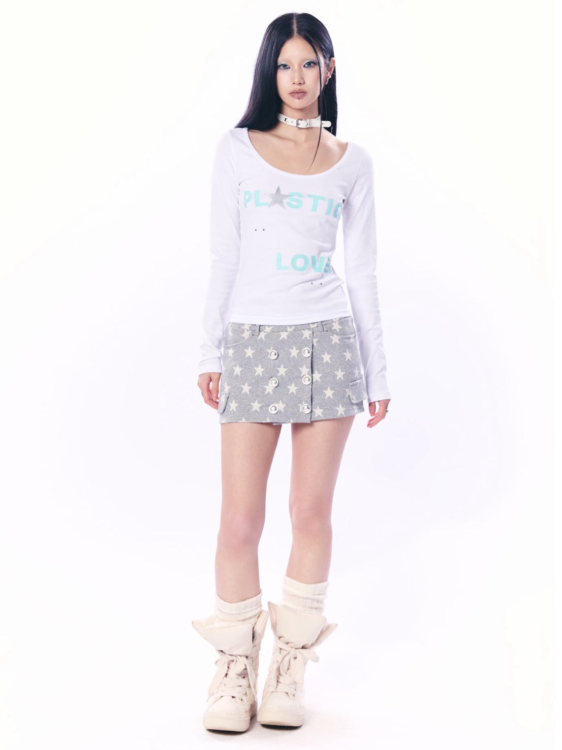 【SETUP‐EXE】LOVE U-NECK TOP