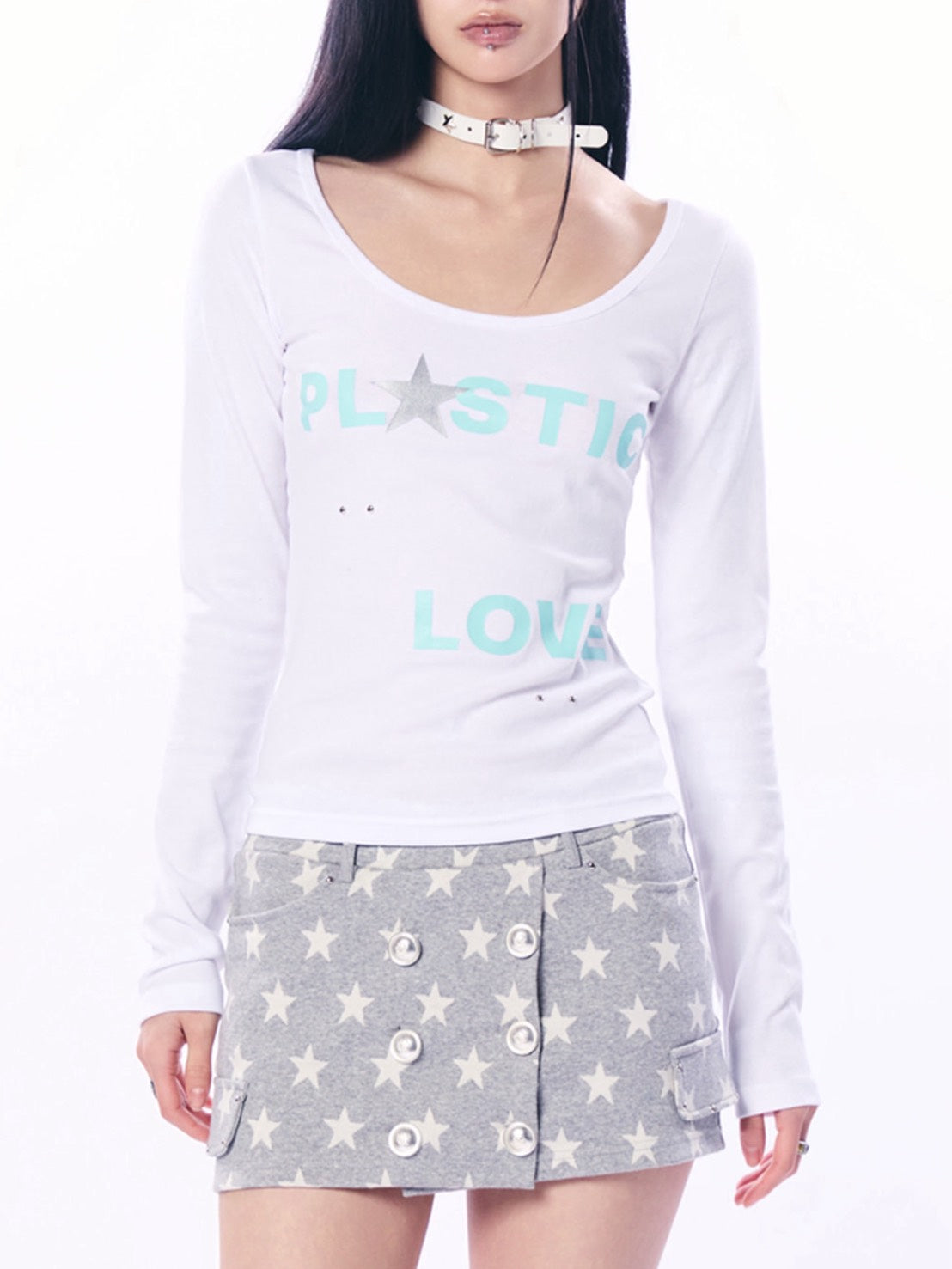 【SETUP‐EXE】LOVE U-NECK TOP