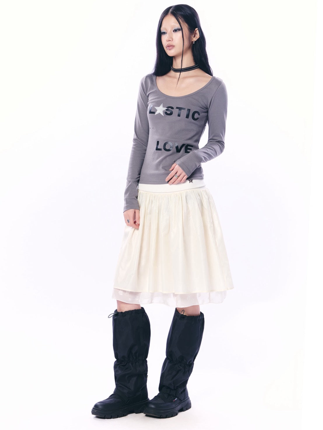 【SETUP‐EXE】LOVE U-NECK TOP