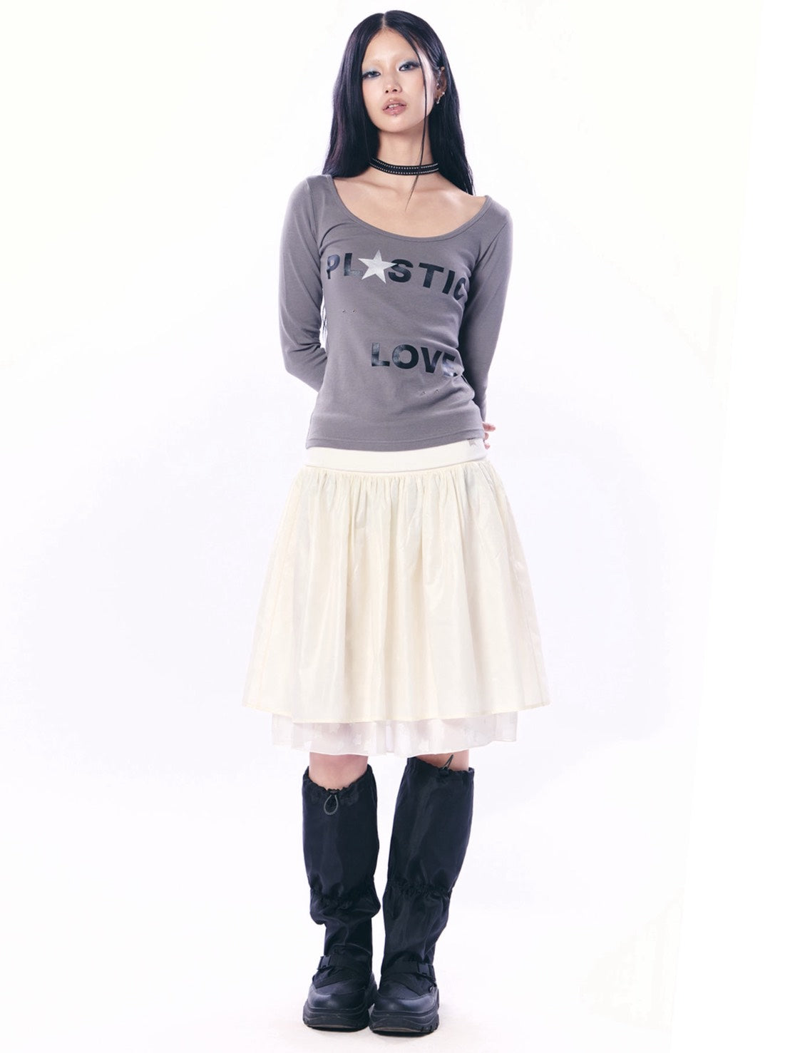 【SETUP‐EXE】LOVE U-NECK TOP