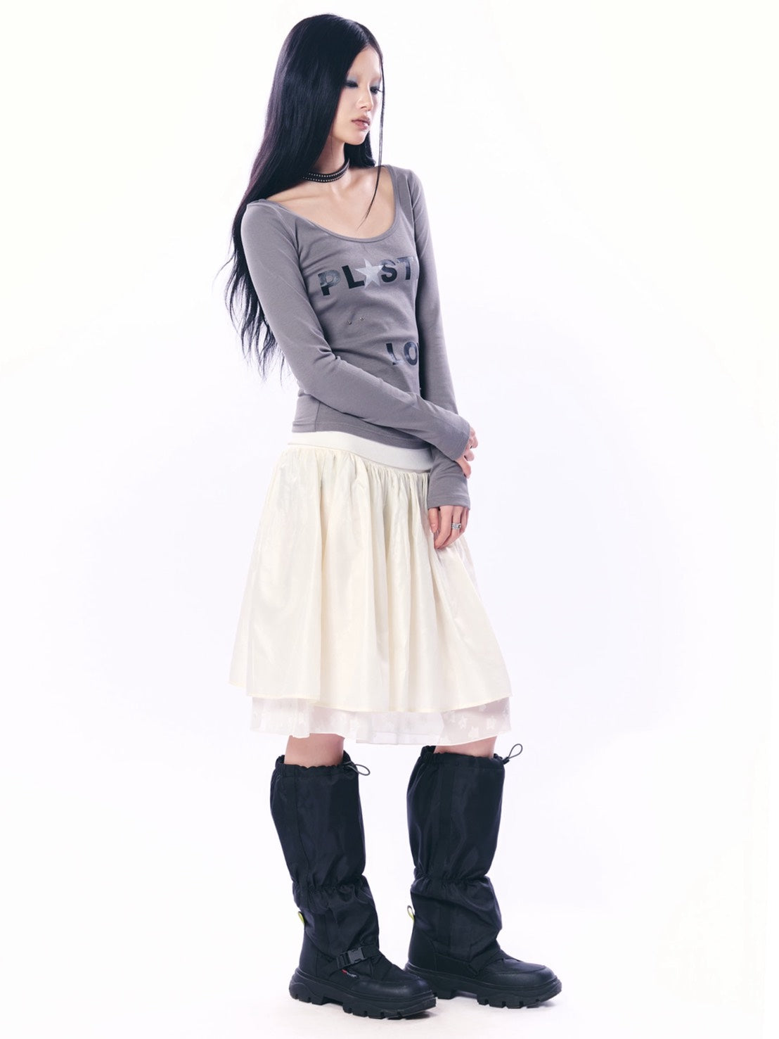 【SETUP‐EXE】LOVE U-NECK TOP