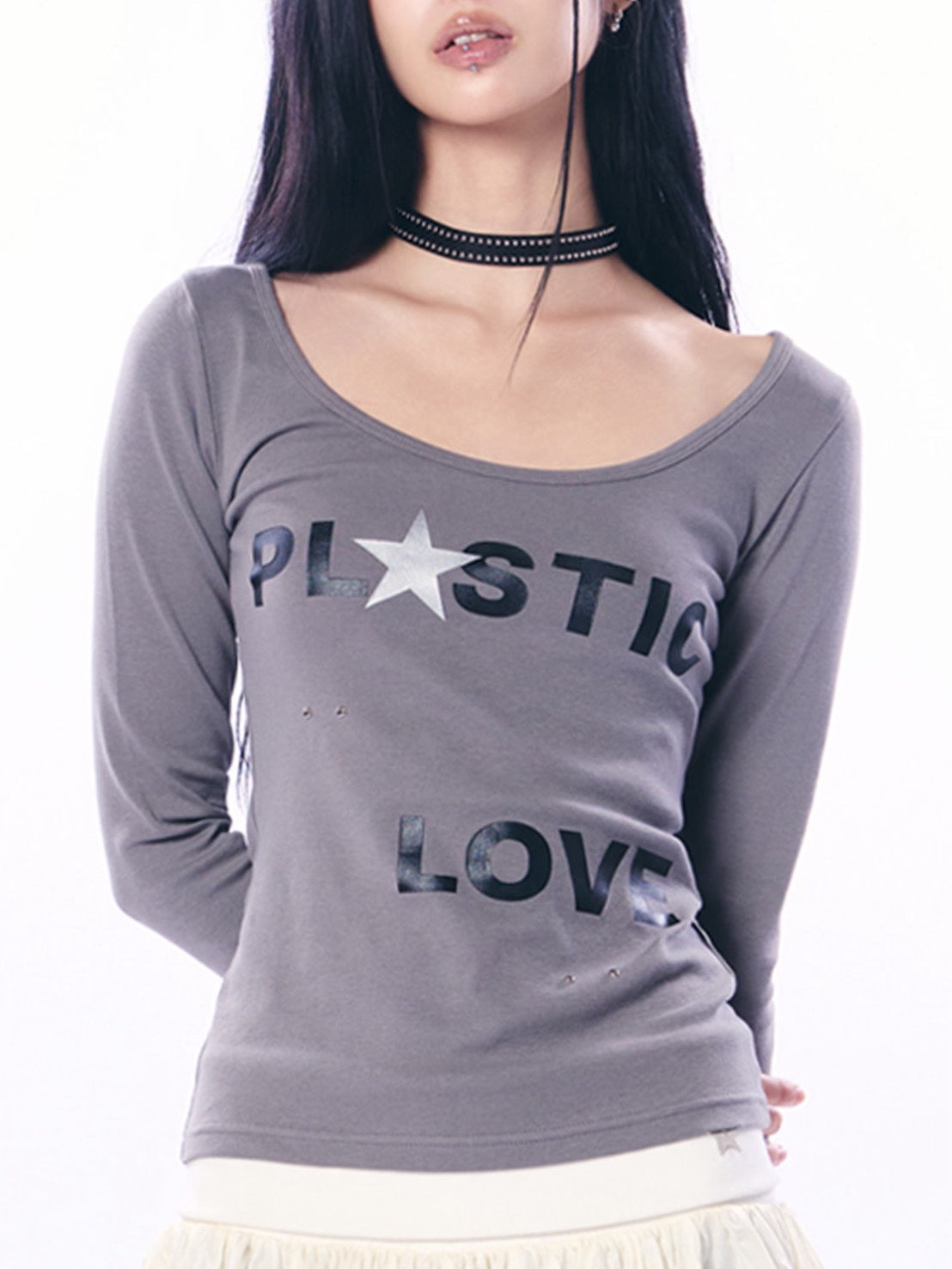 【SETUP‐EXE】LOVE U-NECK TOP