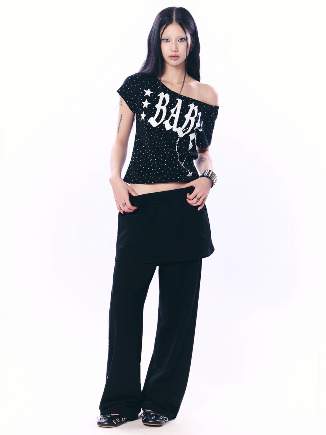 【SETUP‐EXE】BABY WIDE NECK TOP