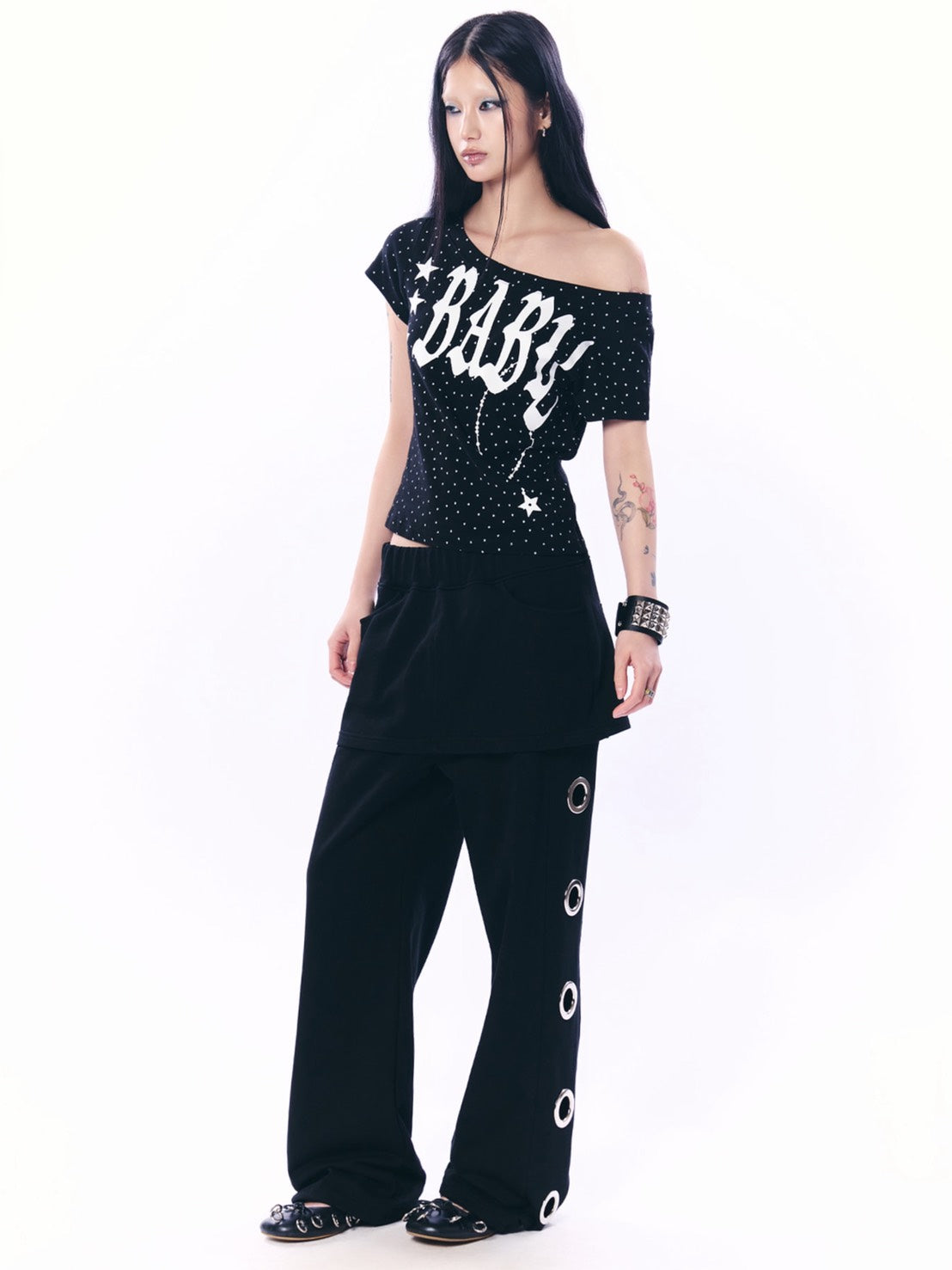 【SETUP‐EXE】BABY WIDE NECK TOP