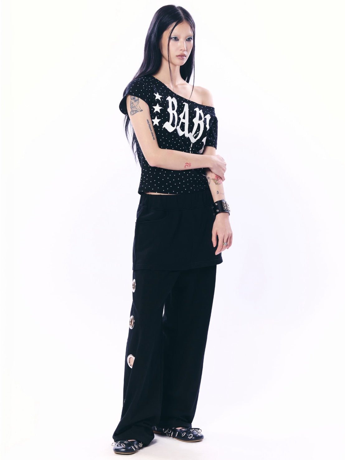 【SETUP‐EXE】BABY WIDE NECK TOP