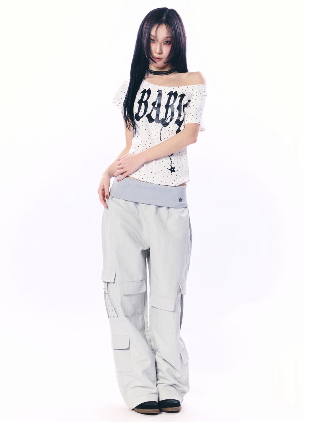 【SETUP‐EXE】BABY WIDE NECK TOP