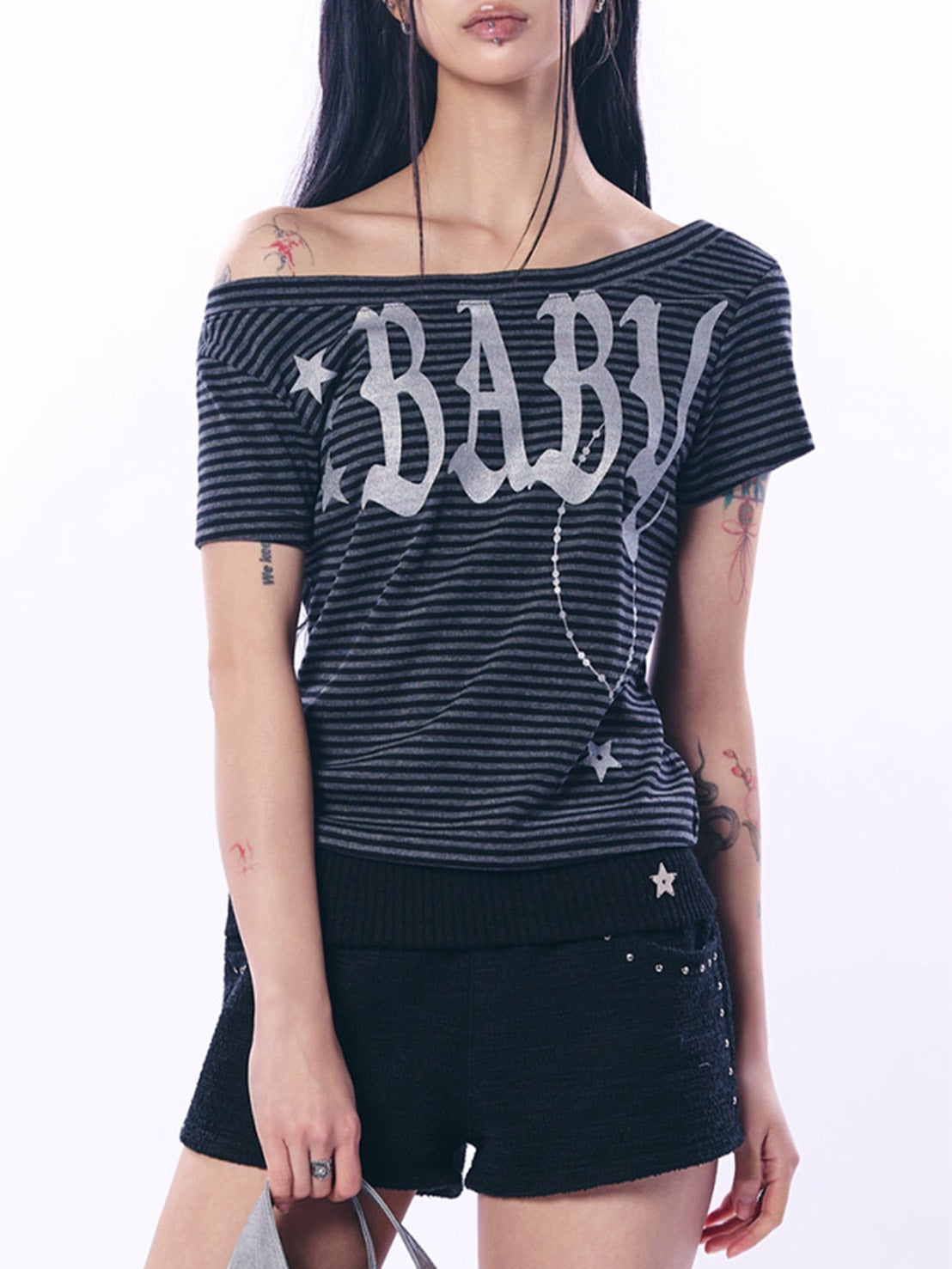 【SETUP‐EXE】BABY WIDE NECK TOP