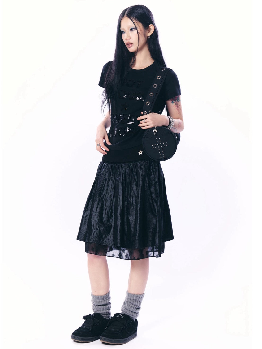 【SETUP‐EXE】SEQUIN LETTERING TOP
