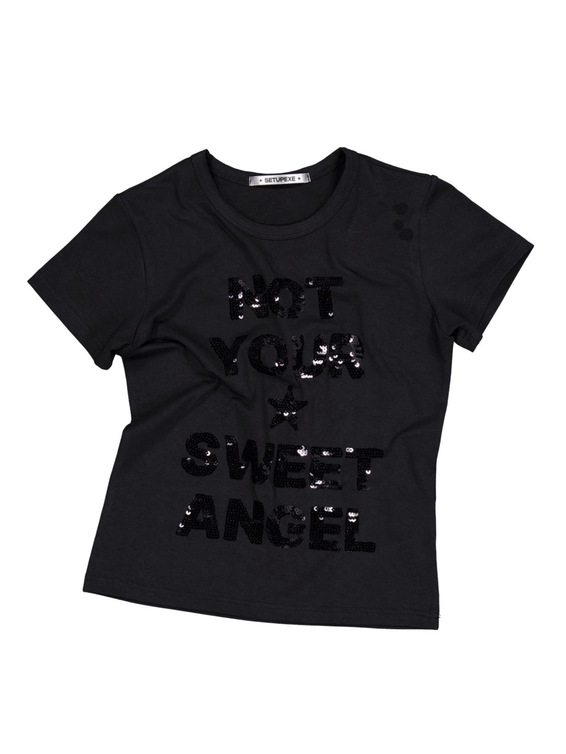 【SETUP‐EXE】SEQUIN LETTERING TOP