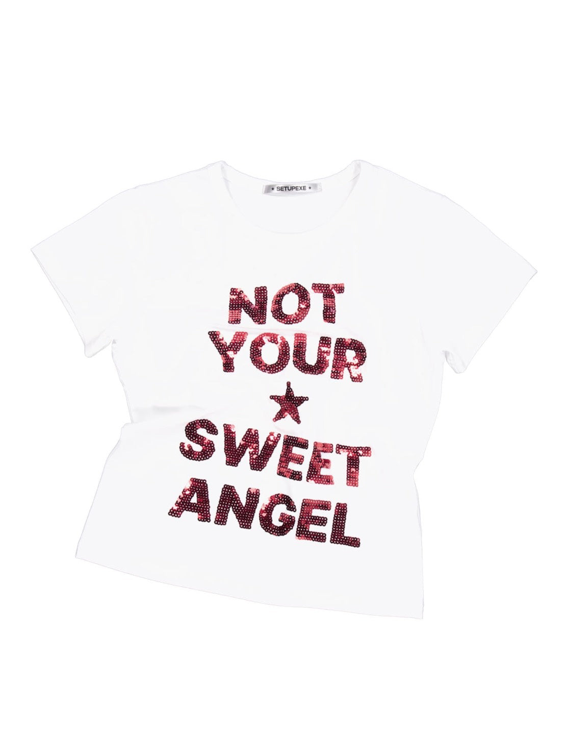 【SETUP‐EXE】SEQUIN LETTERING TOP