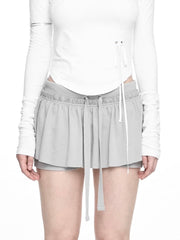 【NACHE】RUFFLE SHORT PANTS