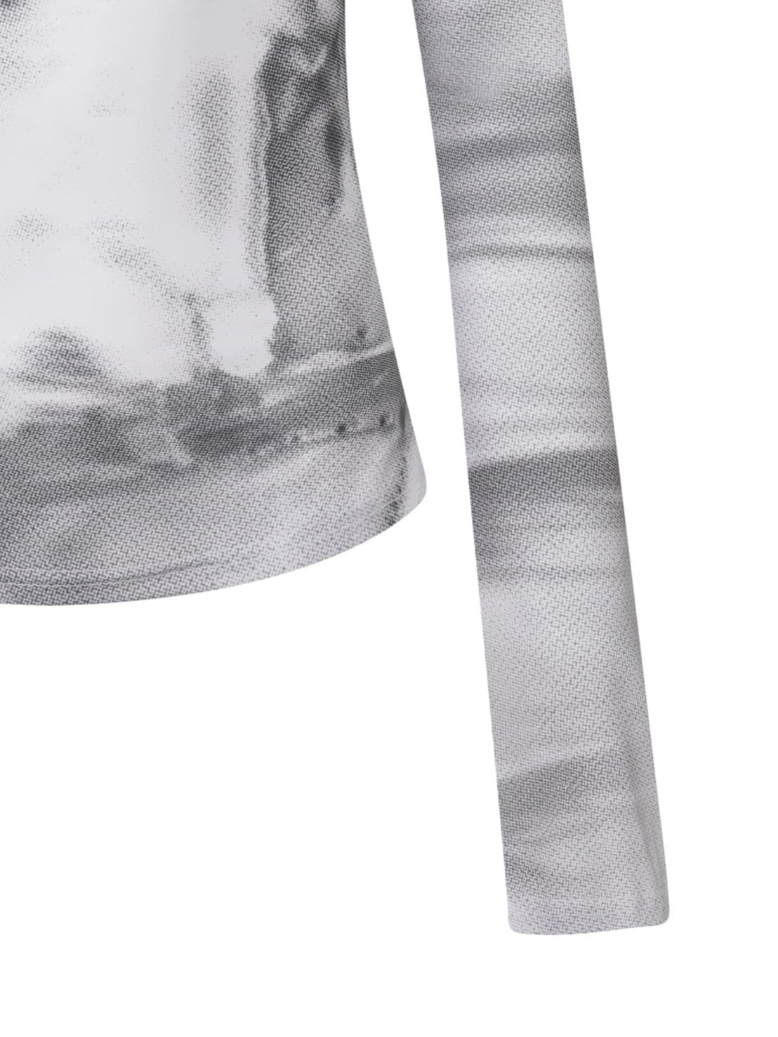 【NACHE】CUT-OUT SLIM FIT LONG SLEEVE