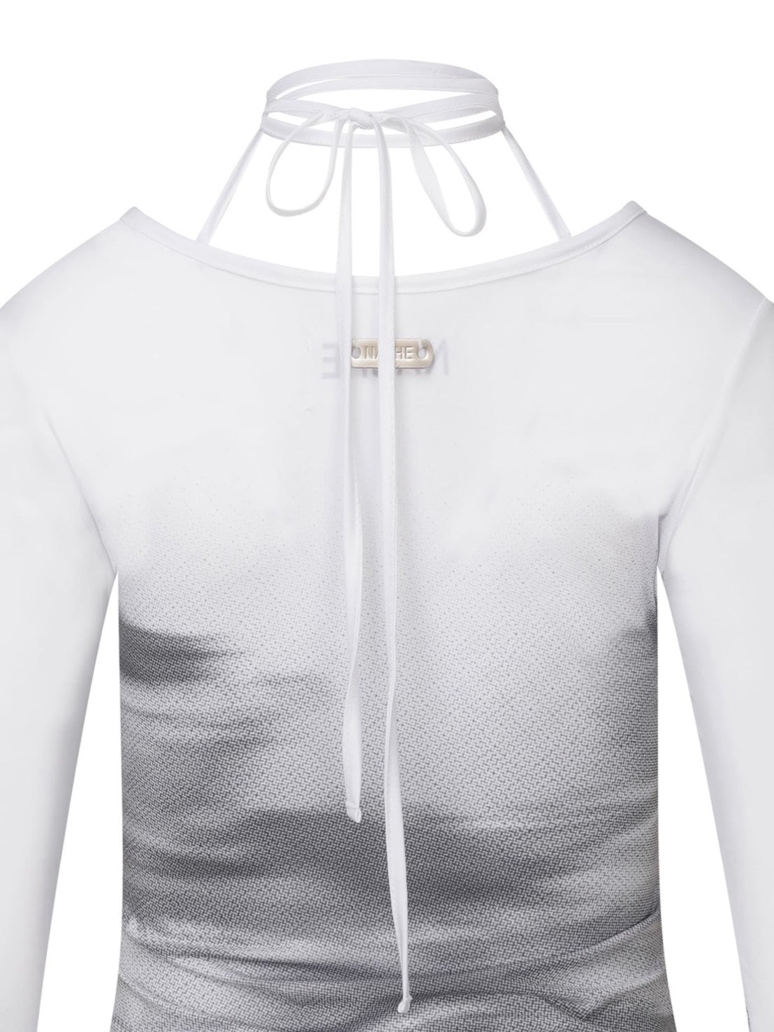 【NACHE】CUT-OUT SLIM FIT LONG SLEEVE