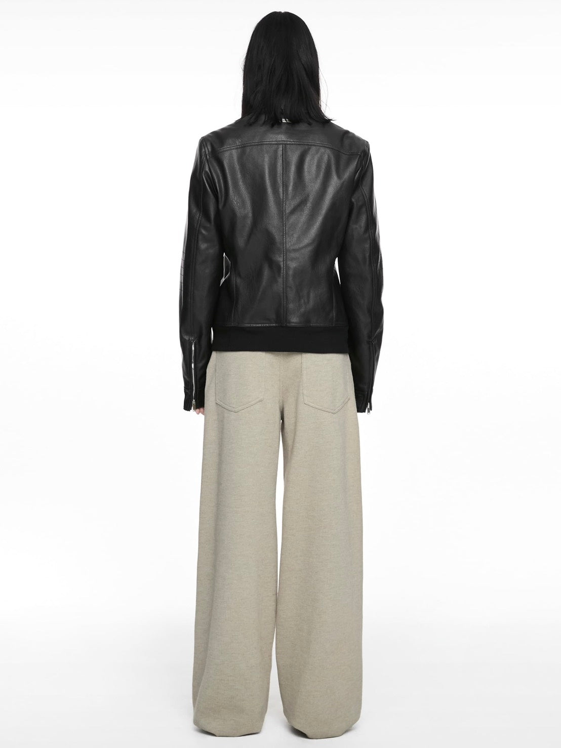 【NACHE】RIDER LEATHER SHEARLING JACKET (UNISEX)