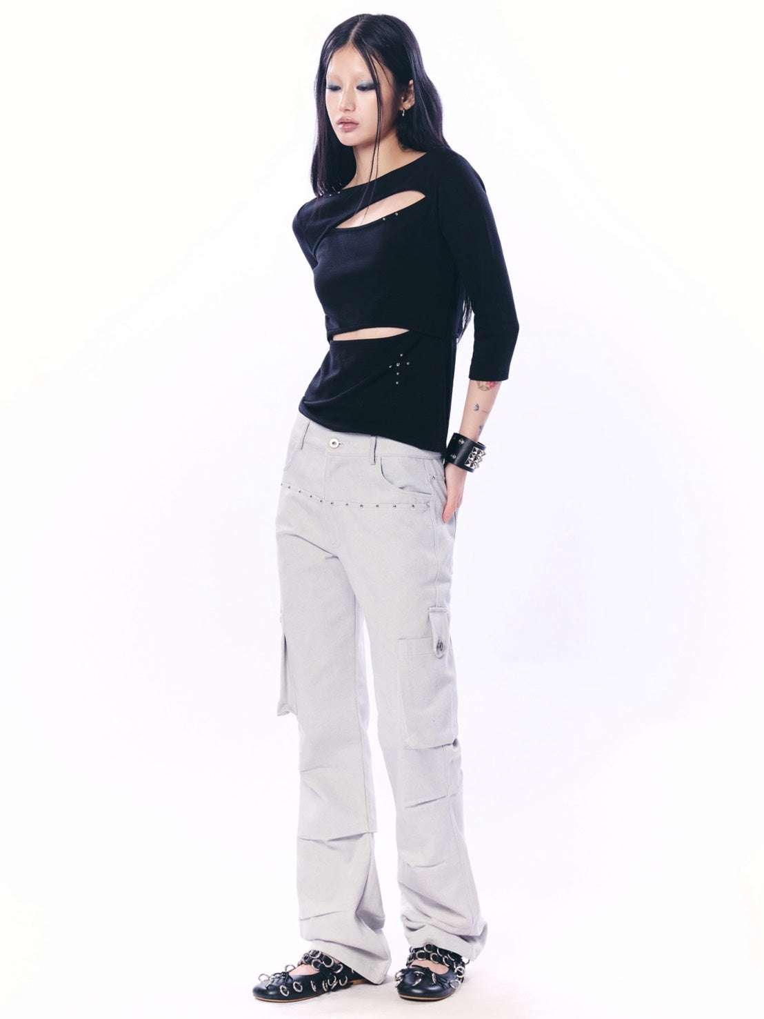 【SETUP‐EXE】DOUBLE CUT-OUT TOP