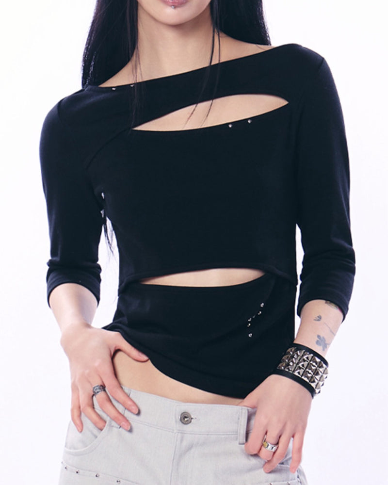 【SETUP‐EXE】DOUBLE CUT-OUT TOP