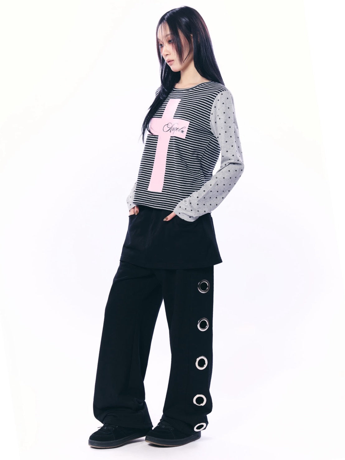 【SETUP‐EXE】MIXED PATTERN TOP