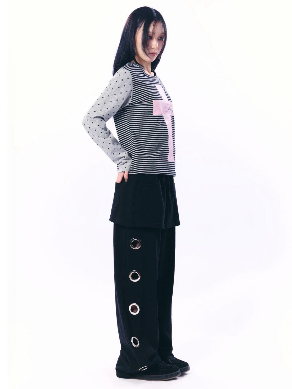 【SETUP‐EXE】MIXED PATTERN TOP