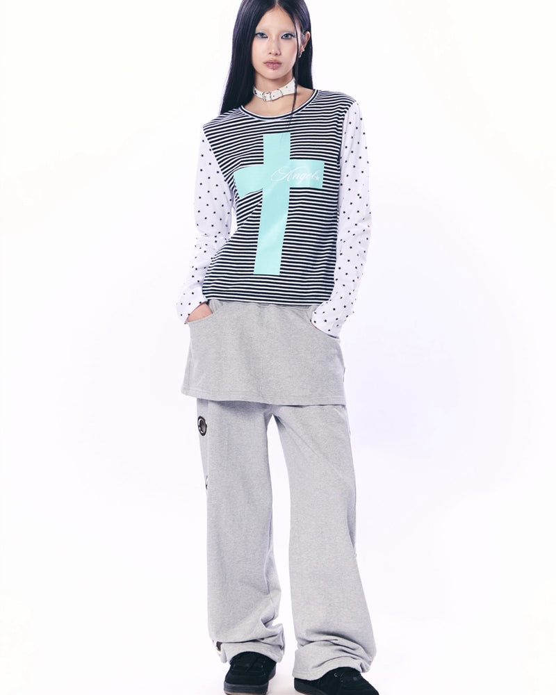 【SETUP‐EXE】MIXED PATTERN TOP