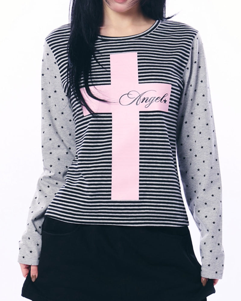 【SETUP‐EXE】MIXED PATTERN TOP